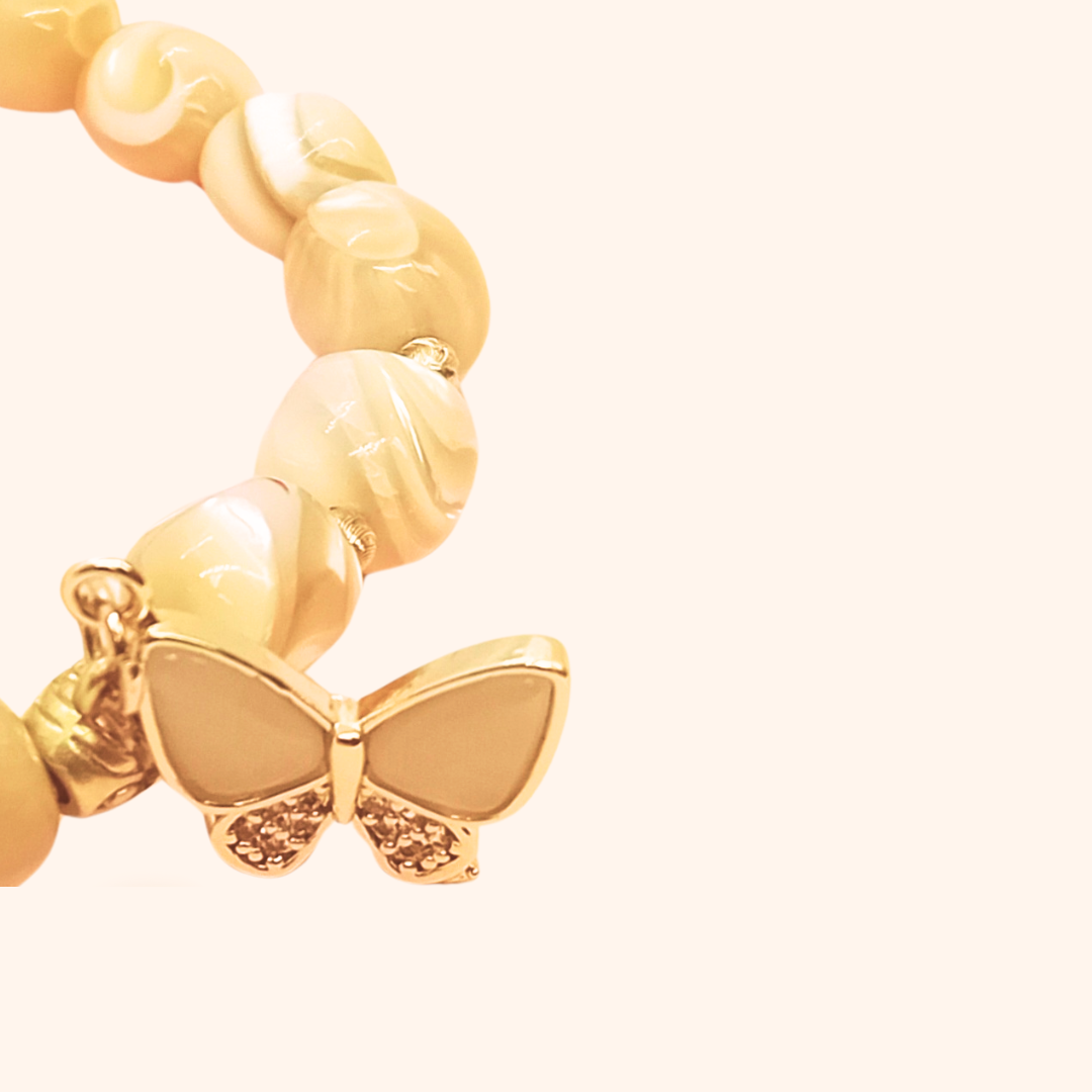 Armband ✿ Nalu - Trochus & 18K Guldplätering