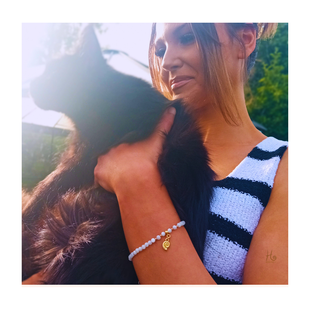 Armband ✿ Corra - Sötvattenskal & 18k Guldplätering