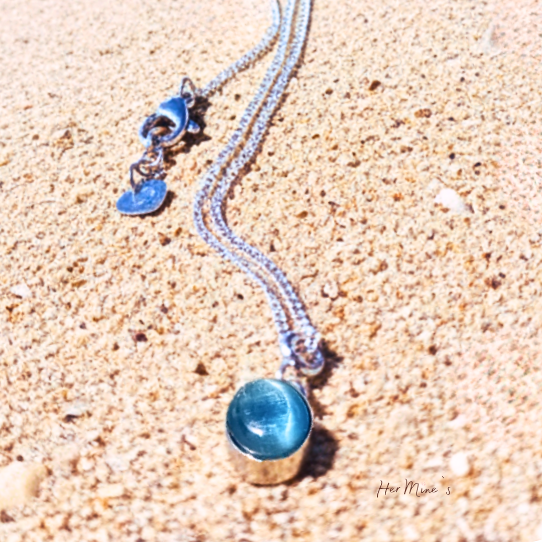 HEAVEN · Halsband · Kyanit · Rostfritt stål