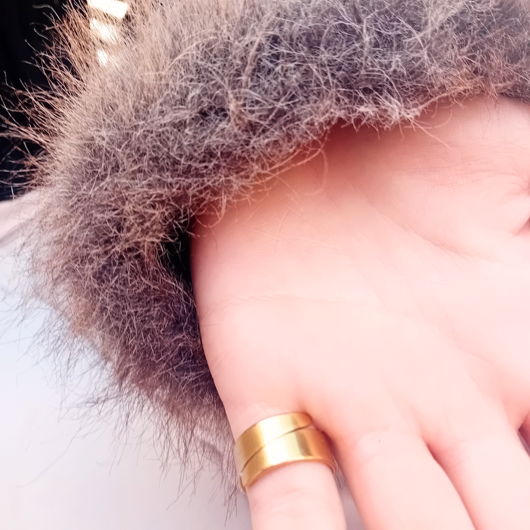 ORENA · Ring · Tiger's Eye · Stainless steel