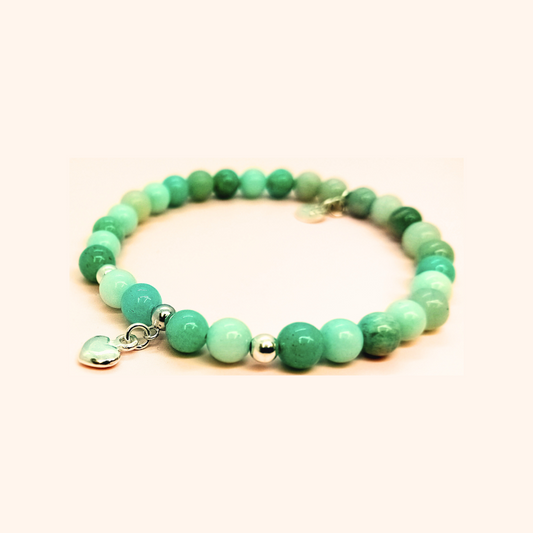 Bracelet amazonite 925 sterling silver