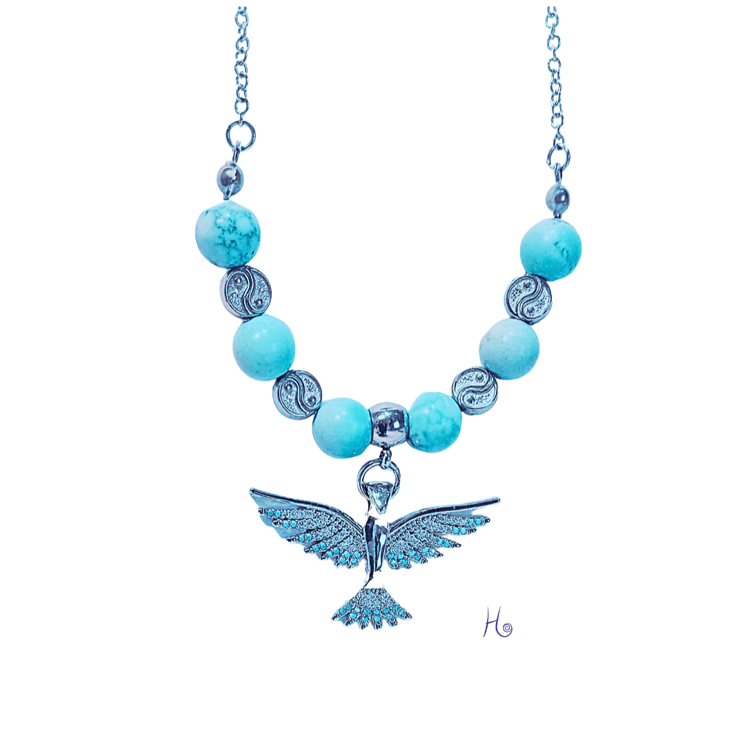 Halsband ✿ Renata - Fenixsten & Rostfritt Stål