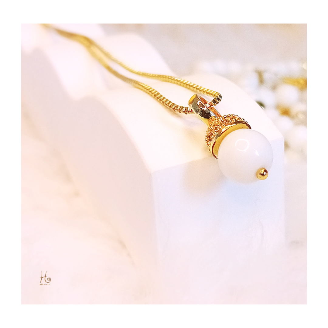 Halsband Tridacna 18k guldplätering