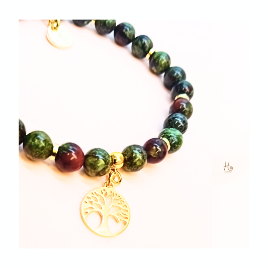 Armband ✿ Runa - Unakit & 18k Guldplätering